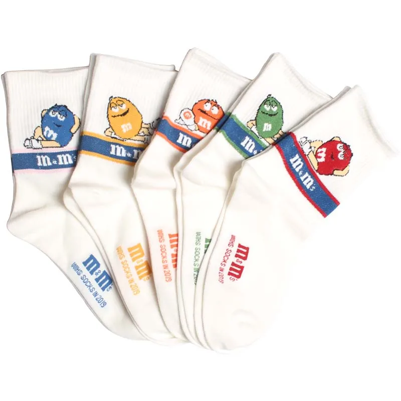 Hyrax тренды леди мультфильм повседневные носки чистый хлопок дышащие и удобные