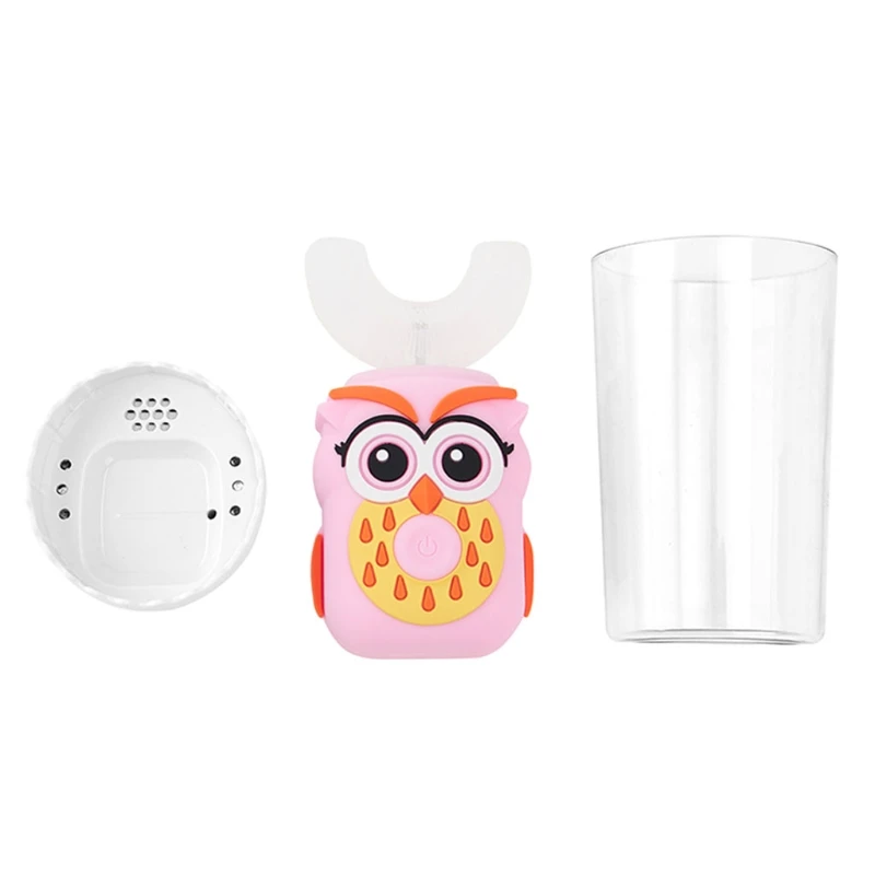 

Kids Electric Toothbrush, Children's Ultra Sonic Toothbrush U- Shaped Brush Head L69D