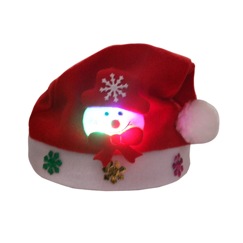 Высококлассные модные шапочки для рождественской вечеринки светящийся