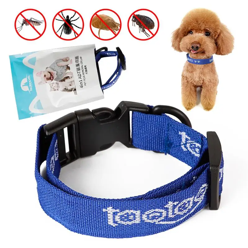 

Nylon Removes Flea And Tick Collar For Dogs Cats Adjustable Flea Tick Collar Anti-Mosquito Long-Lasting Breakaway Cat Collar