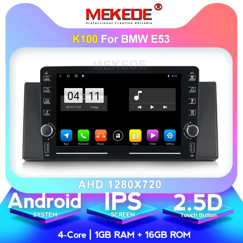 MEKEDE K400 Android 10 0 4 + 64g ips dsp для BMW 5 серии X5 E53 E39 M5 автомобильный Радио мультимедийный