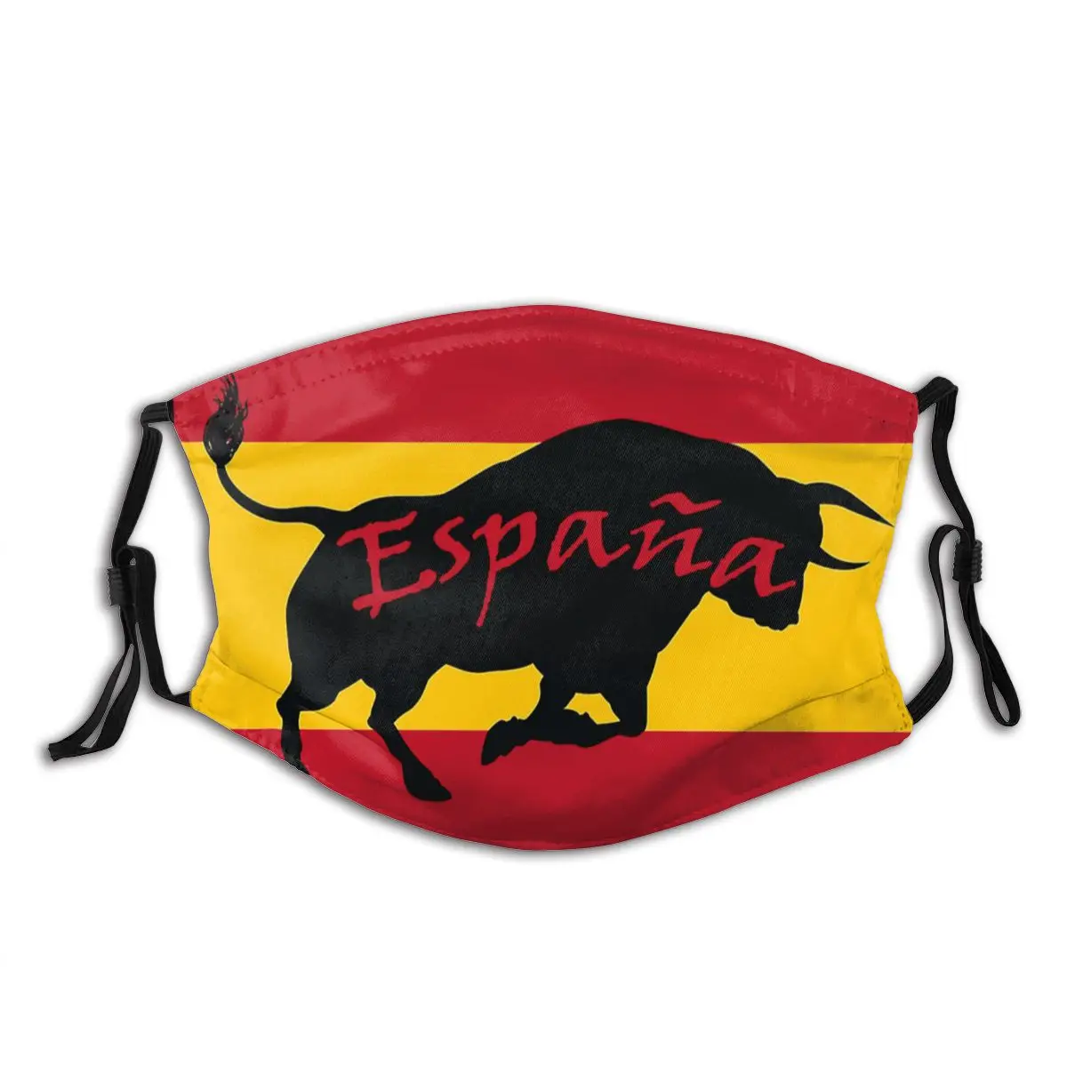 

Известная испанская маска для лица с флагом Испании, неодноразовая маска для лица против смога, с защитой от холода и фильтрами, зимняя защи...