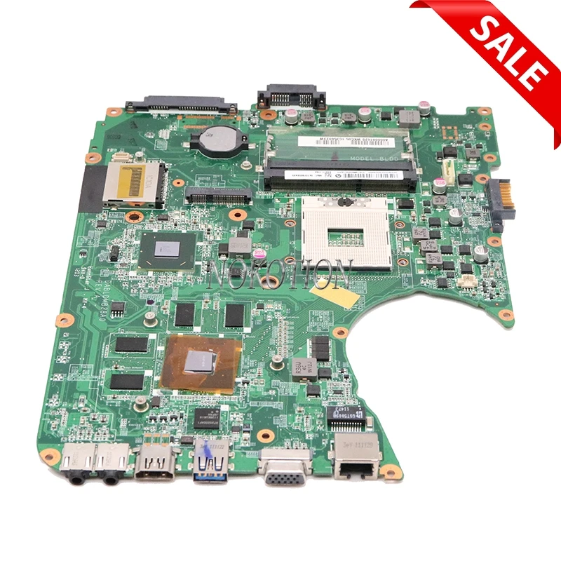 NOKOTION для ноутбука Toshiba Satellite L755 L750 Материнская плата ноутбука A000081620 DABLDDMB8D0 HM65 DDR3 GT525M 1 Гб