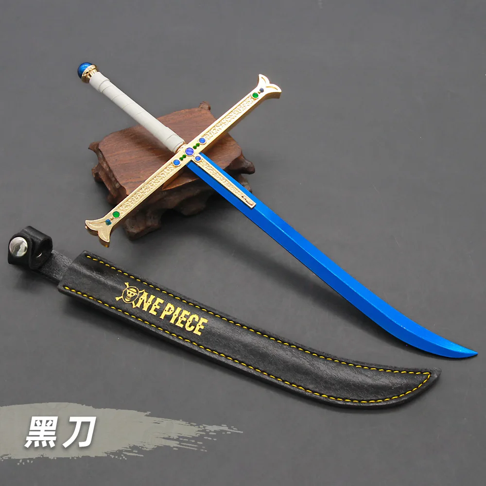 

25CM Metal Weapon Model ONE PIECE Roronoa Zoro with Scabbard Katana Japanese Anime Weapon Model Holiday Gift Toys for Children