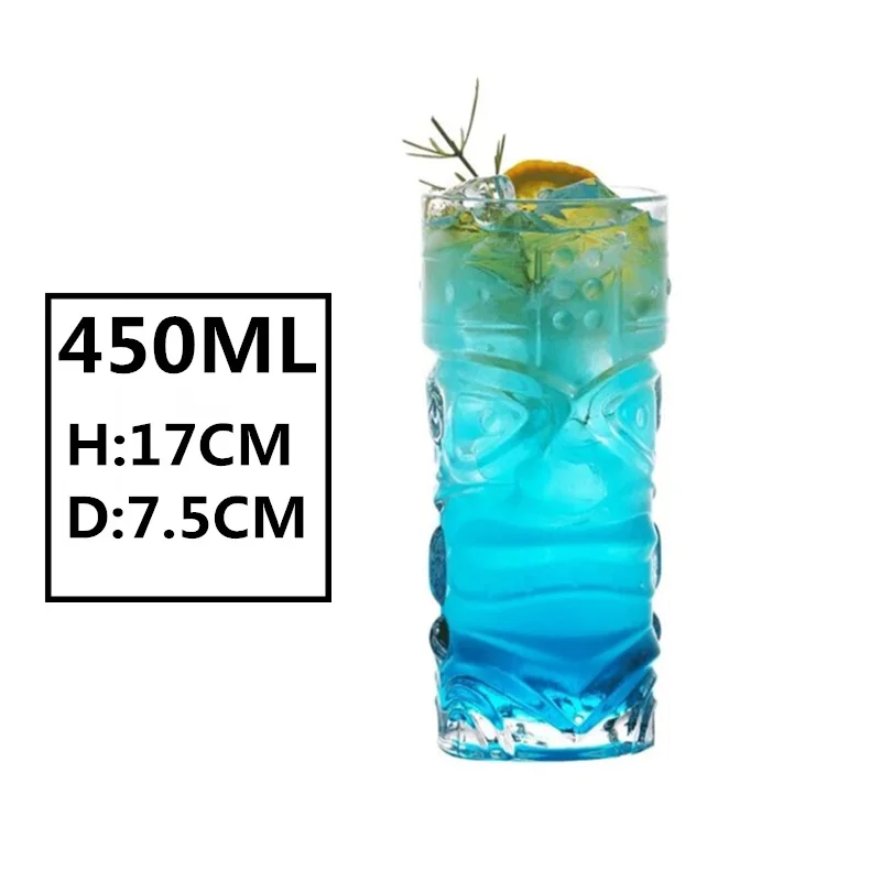 Новые Hawaii Tiki кружки, кружки для коктейлей, пивные кружки для напитков, кружка для вина, керамическая Пасхальная кружка Tiki, кружка 450 мл - Цвет: Q