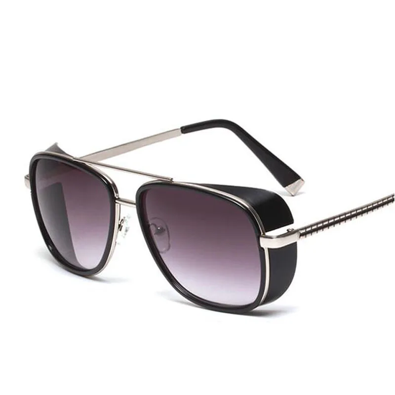 Мужские солнцезащитные очки Тони Старк Железный человек Matsuda Ретро винтажные