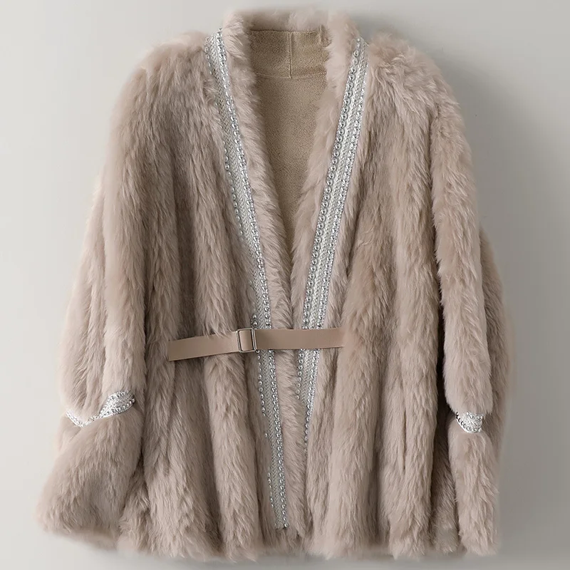 

New all wool fur coat in autumn and winter