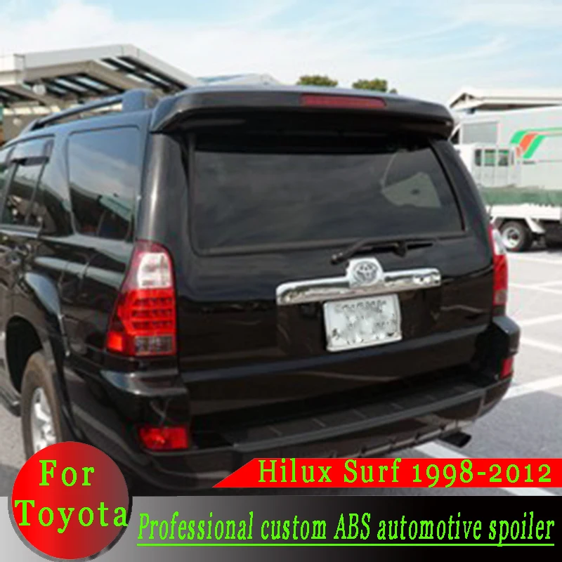 Автомобильный спойлер Hilux Surf 1998 2012 из АБС материала для Toyota Черный или белый