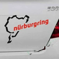 Lovely The Racing Track Nurburgring KK Car Sticker Waterproof Reflective Laser Fashion Decals Pvc 20cm X 12cm