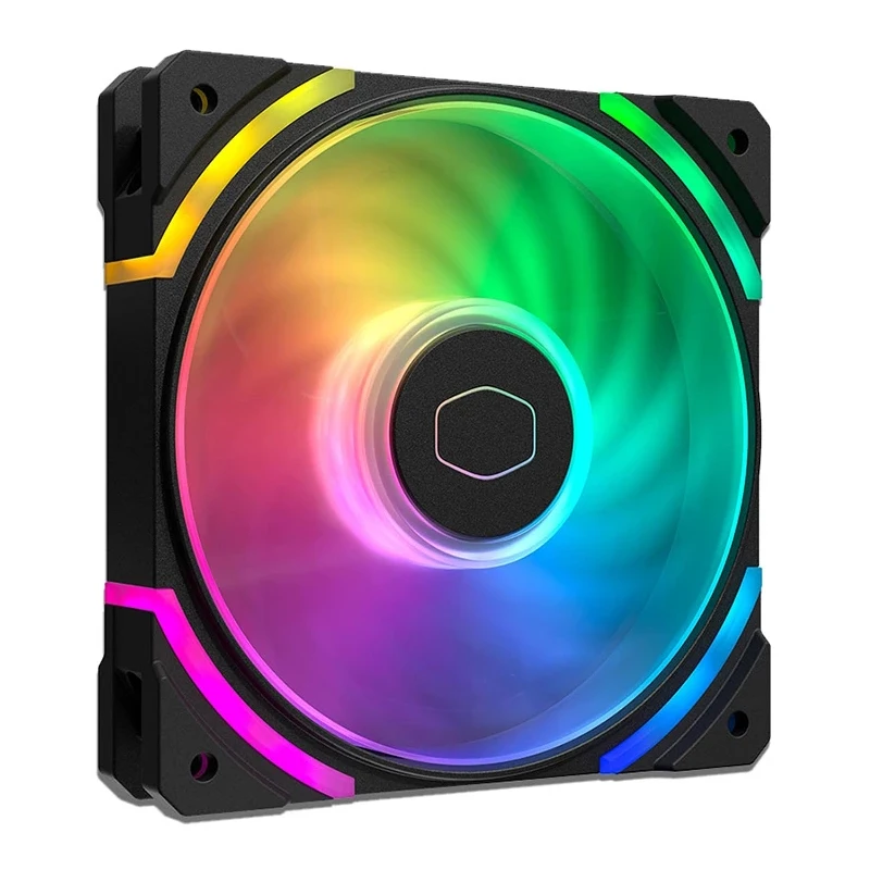 Кулер Master SF120M ARGB Sync 12 см с двумя шарикоподшипниками высокоскоростной бесшумный 120