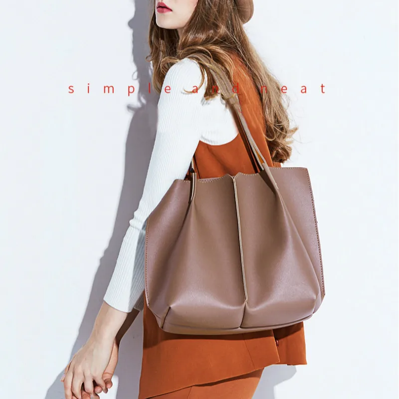 Роскошные сумки высокого качества из искусственной кожи мягкой с верхней ручкой