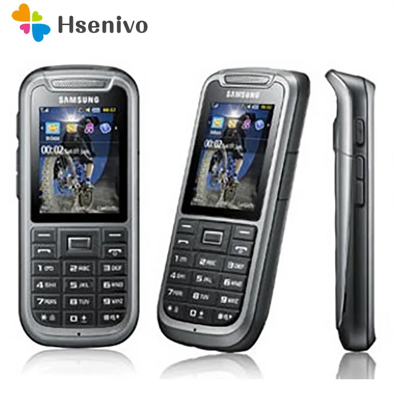 Восстановленный Оригинальный разблокированный Samsung C3350 Xcover 2 GPS дюйма GSM дешевый