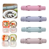 kitchen gadget sushi maker roller japanese rice mold sushi bazooka vegetable meat rolling tool diy sushi making machine 5 colors