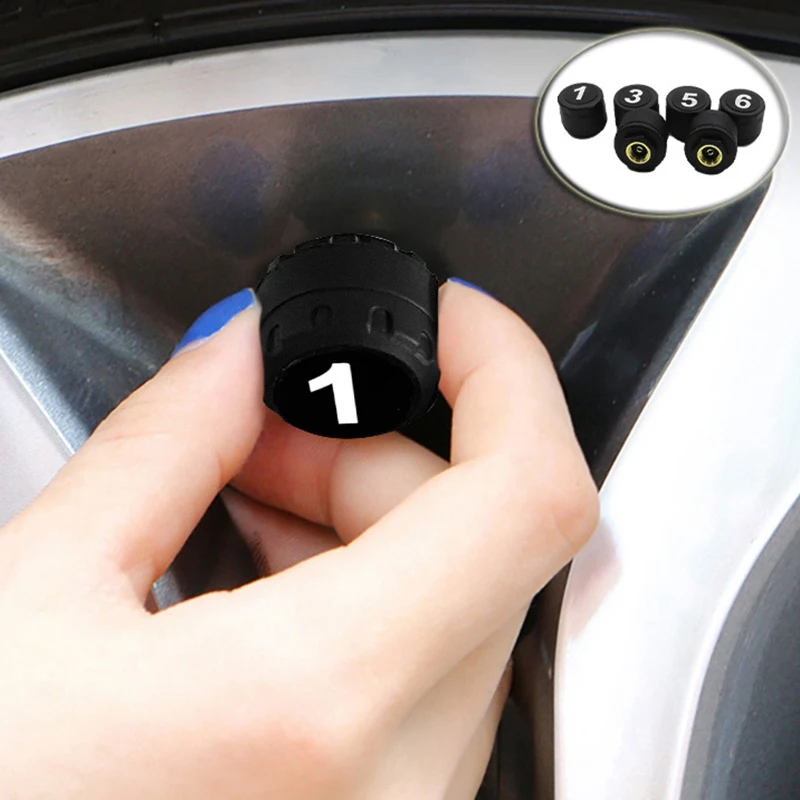 

TPMS Car Tire Pressure Alarm Monitor System Tyre Temp Digital Display Auto Security Alarm Systems with 6 Sensors