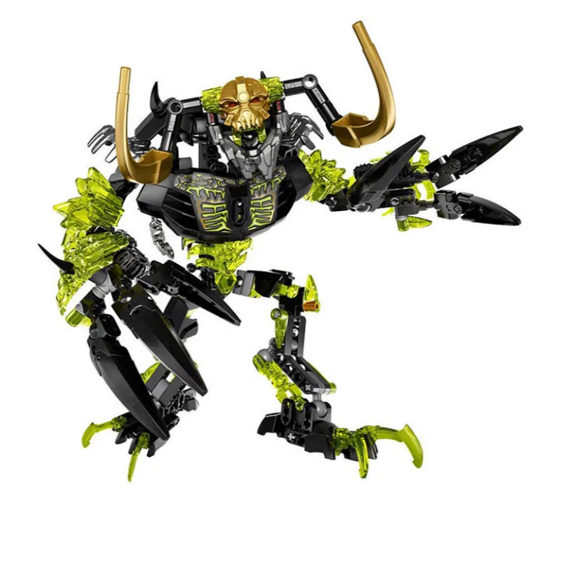 Bionicle Umarak Разрушитель Биохимический Воин Строительный блок игрушки KSZ 614 совместим с 71316 Bionicle Рождественский подарок