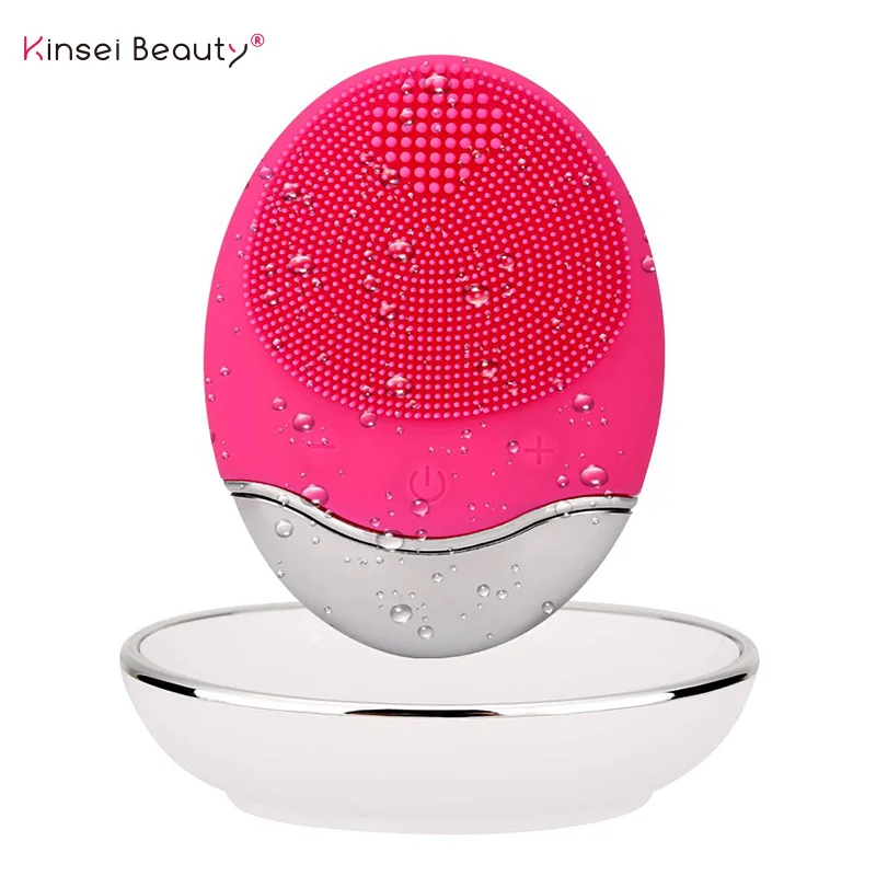 Щетка для чистки лица электрическая мини щетка беспроводной силиконовый