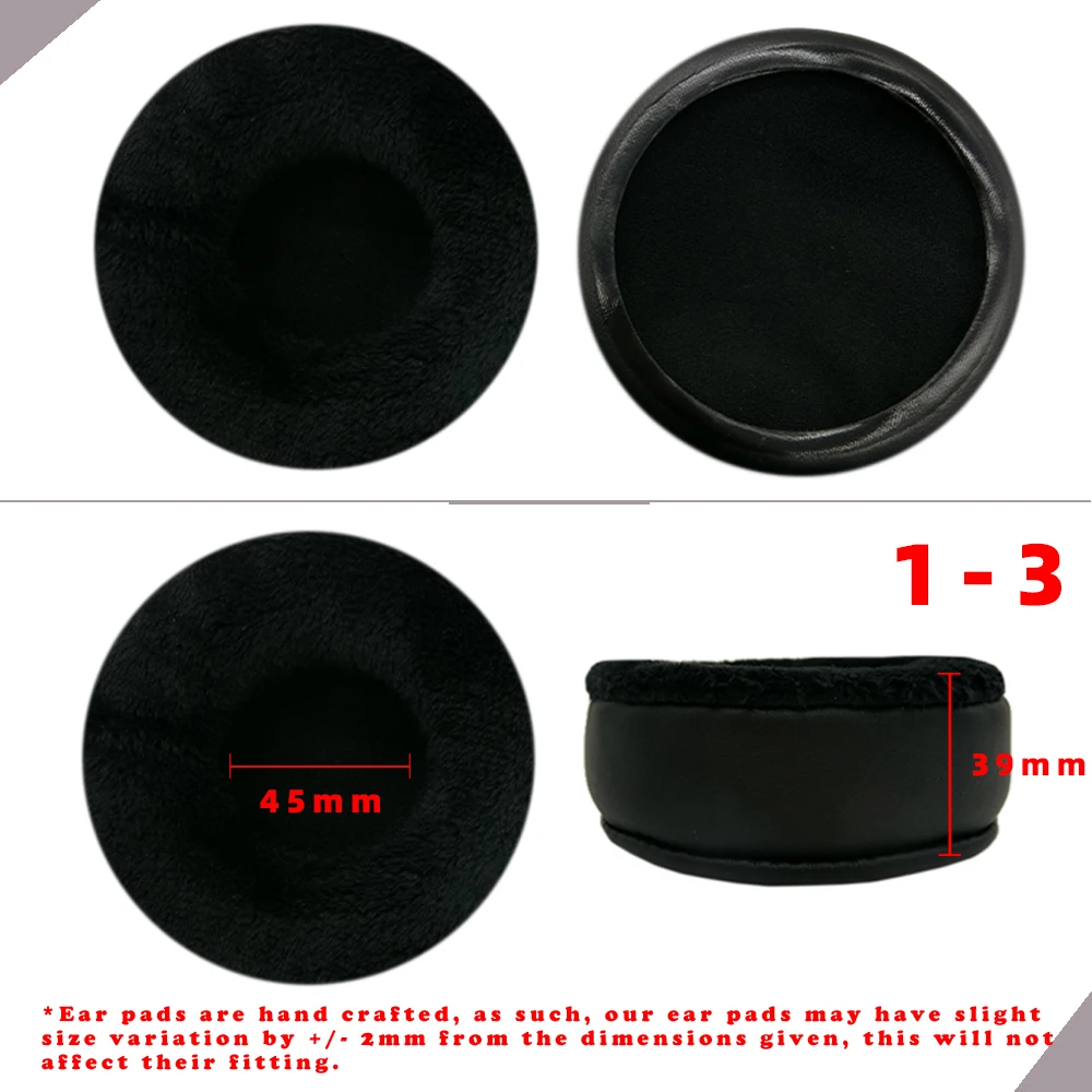 

Replacement Ear Pads for Pioneer SE-M531 SE M-531 SEM531 Headset Parts Leather Cushion Velvet Earmuff Earphone Sleeve Cover