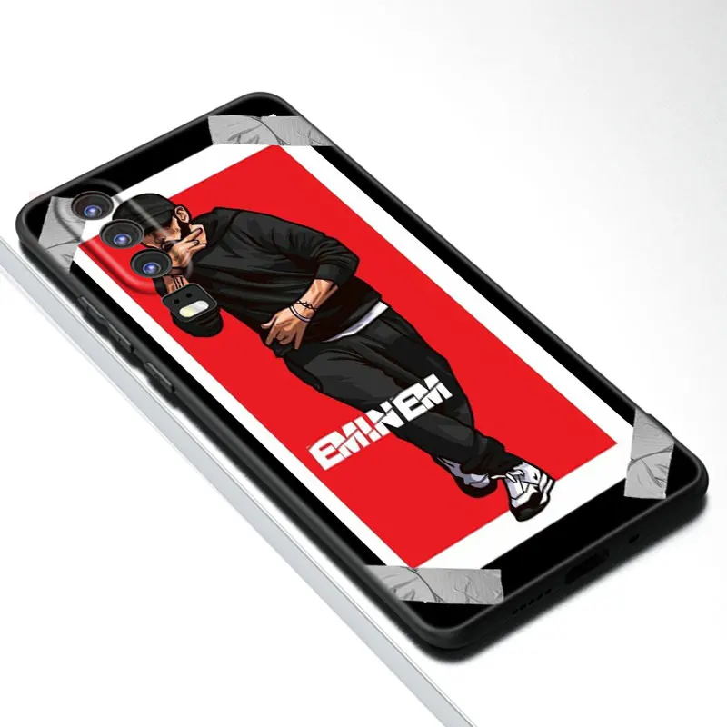 Чехол Rapper Eminem для Huawei P20 P30 P40 P50 Pro P8 P9 P10 Lite 2017 P Smart Z S 2020 2021 2018 2019 черный чехол - купить