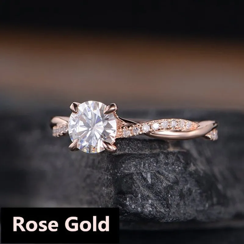 

Fashion popular classic luxury simple zircon ring women engagement wedding holiday gift party dance party jewelry wholesale