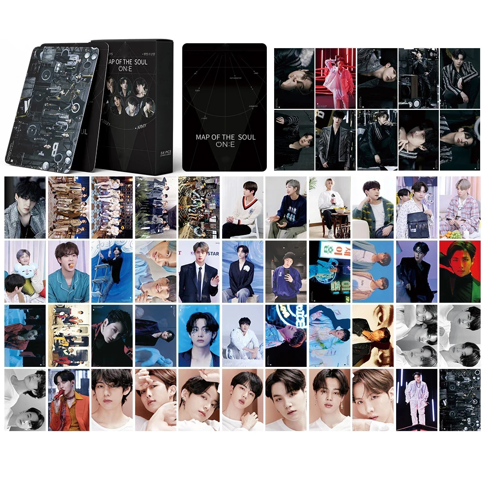 54 шт. KPOP Bangtan Boys новый альбом карта души один ломо-карточка член Фотокарточка