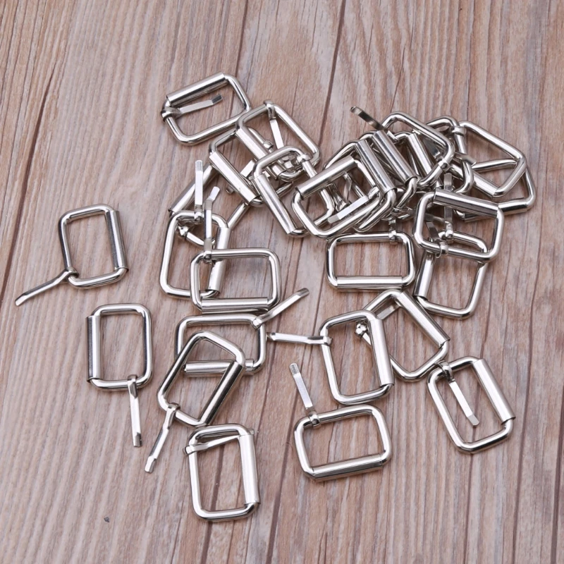 

60Pcs 1 Inch Heavy Duty Multi-Purpose Metal Roller Buckles Rings for Belts Hardware Bags Ring Hand DIY Accessories T84A