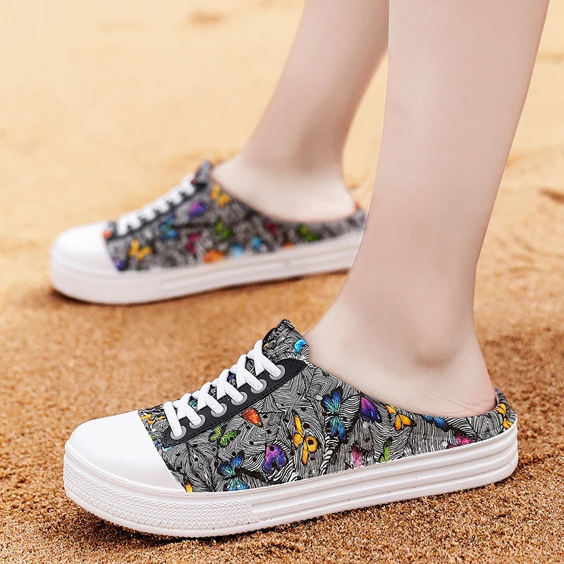 Сандалии женские садовые водонепроницаемые классические тапочки из ЭВА для