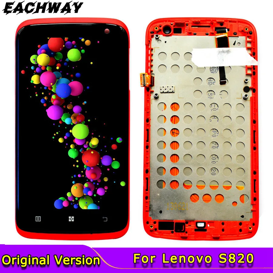 

ЖК-дисплей 4,7 дюйма для Lenovo S820 с сенсорным экраном и дигитайзером в сборе, запасные части для ЖК-экрана S820