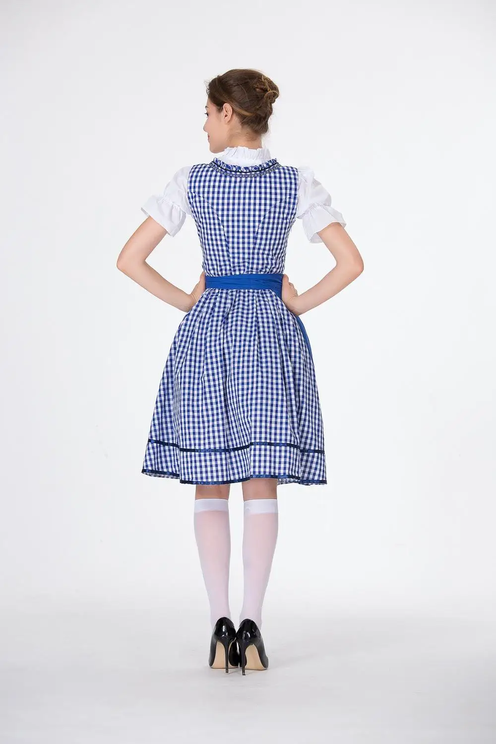 Размеры S-3XL Октоберфест Dirndl официантка в пивном баре взрослый костюм Для женщин