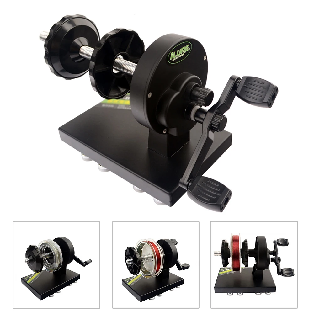 

Fishing Line Spooler Portable Fishing Line Winder Adjustable Spinning Reel Spooling Station System for Any Reel Lines Tools