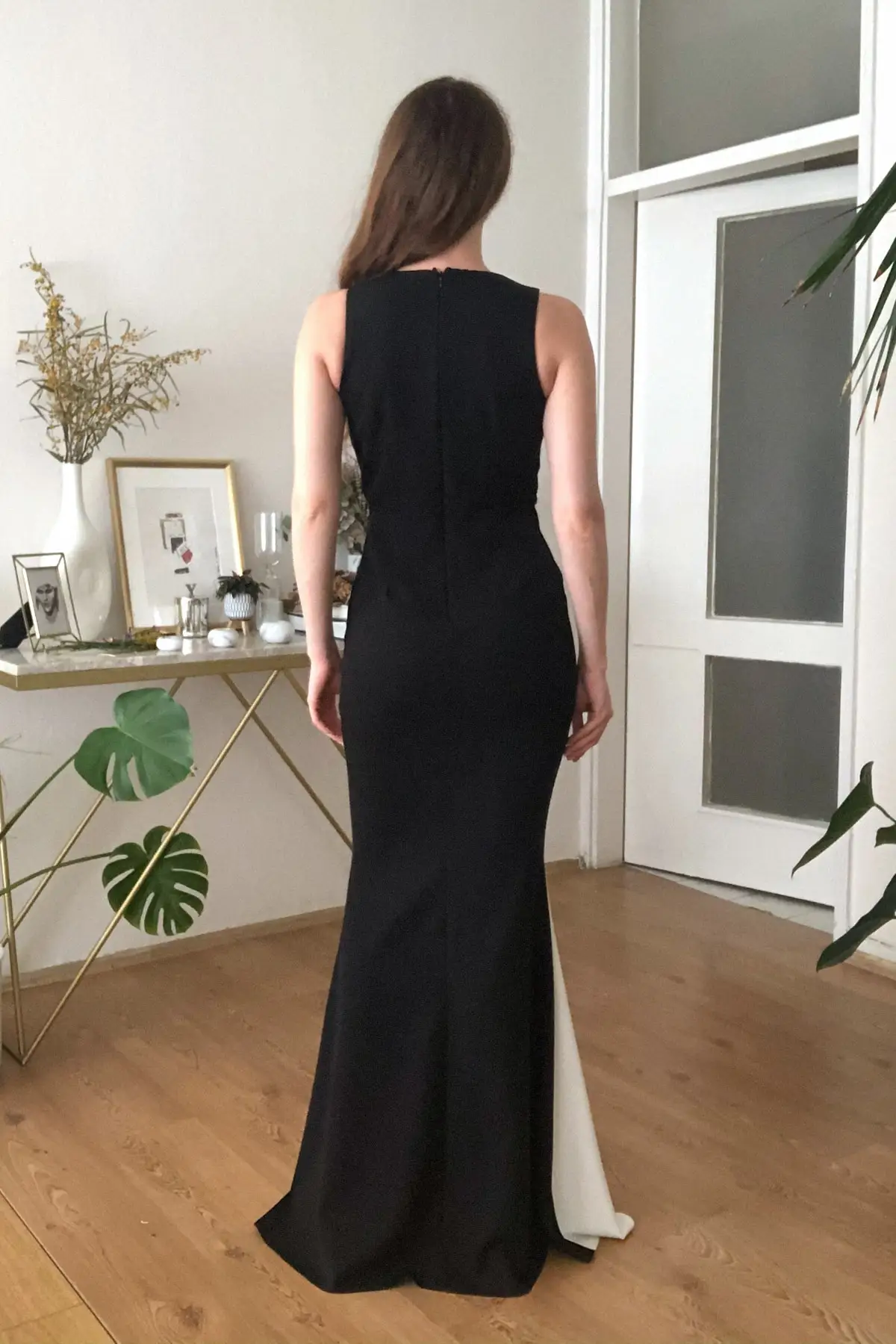 

Trendyol With Color Block Evening Dress & Graduation Gown TPRSS20AE0208