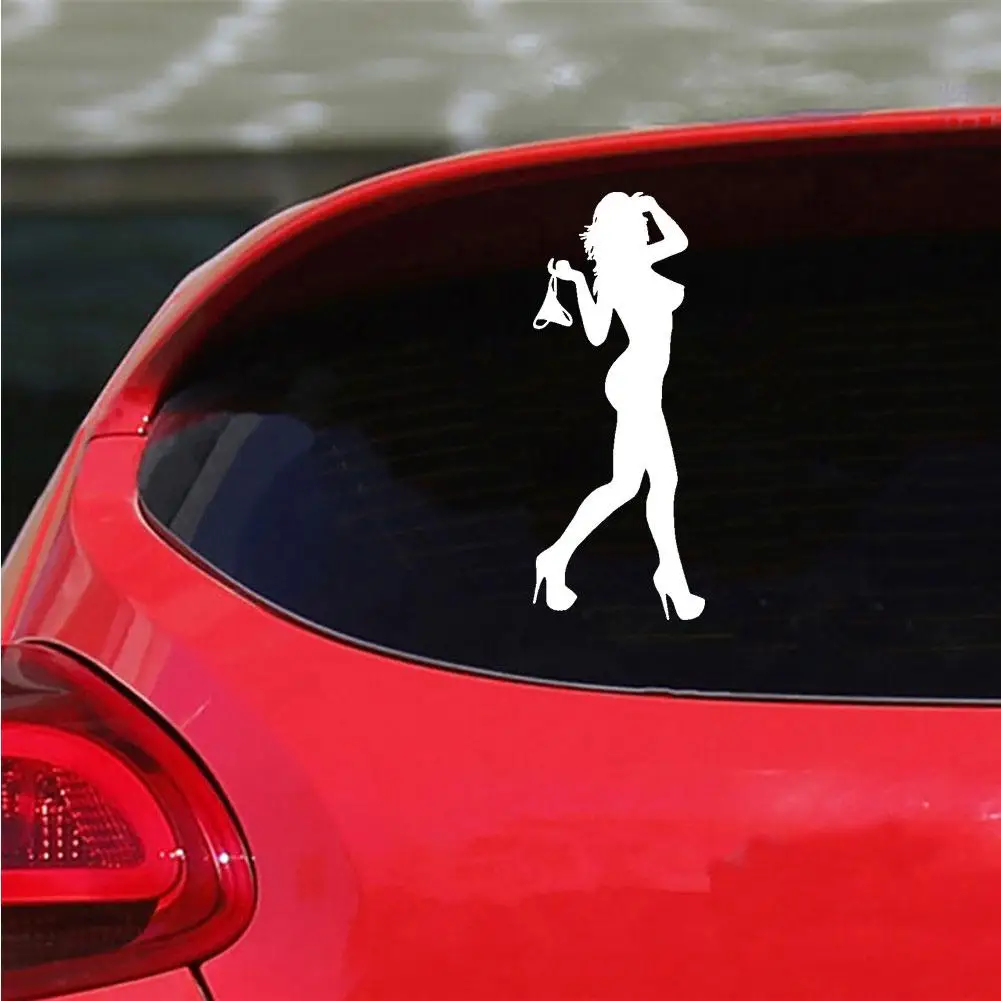 

Auto Motorcycle Funny Beautiful Sexy Woman in Bikini Decor Wall Stickers Decal