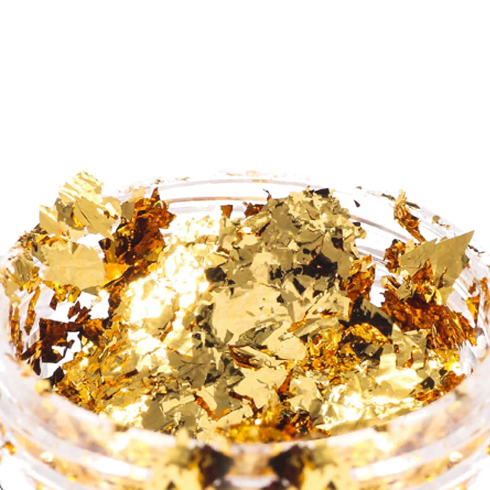 1 * мерцающая пудра для украшения ногтей Новый маникюр Фольга блестящий порошок