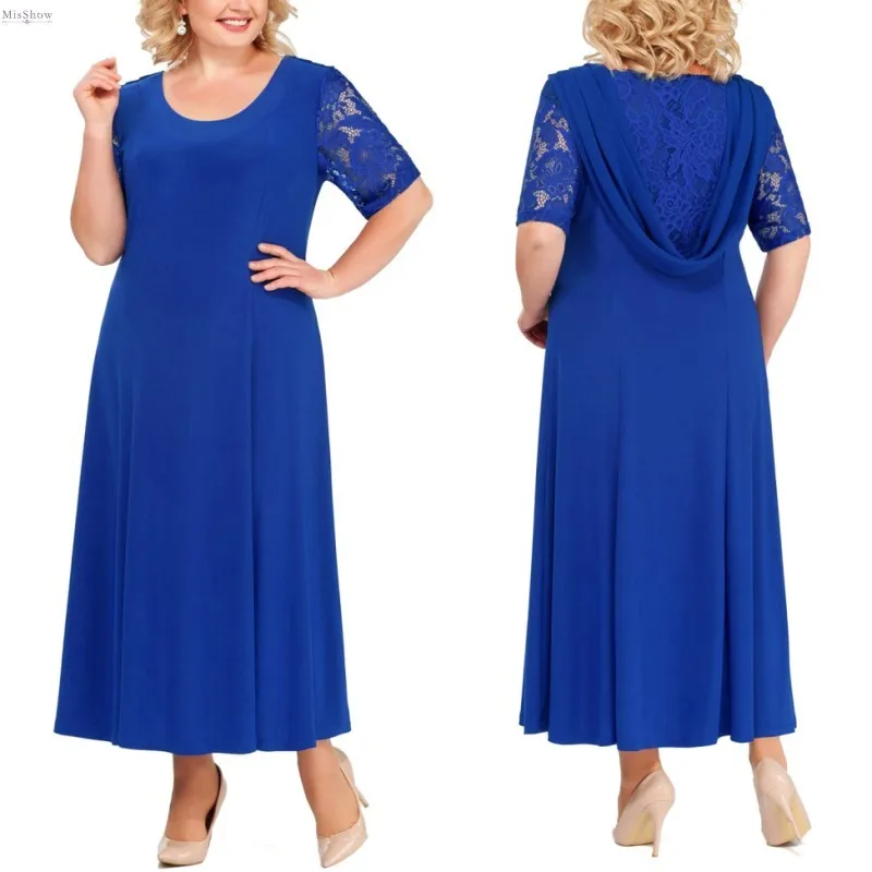 Длинное платье размера плюс для матери невесты 2020 элегантное свадебной