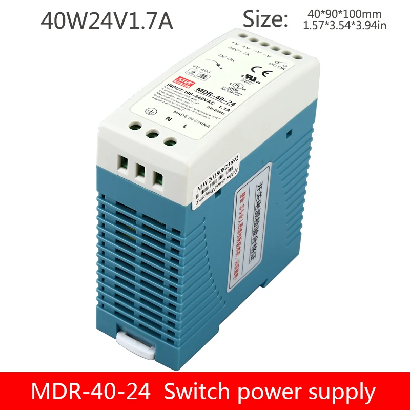MDR 60 24v питания 24V12V DC ультра тонкая серия импульсный источник Поставка