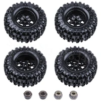 4pcs 160mm rc tires wheel rims foam inserts for 110 monster truck tyres hsp hpi traxxas himoto redcat kyosho tamiya racing losi