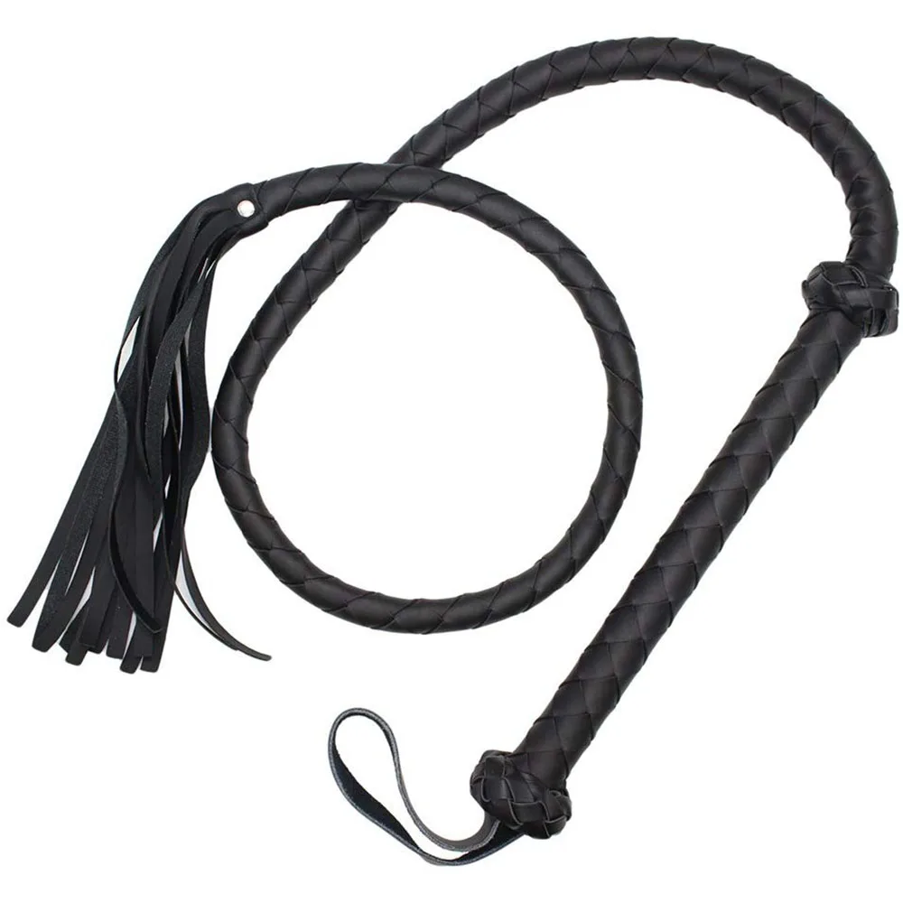 Faux Leather Long Premium Quality Crops Equestrianism Horse Crop Horse Riding Whip 5 Feet Length