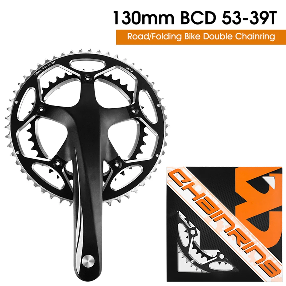 Звездочка велосипедная для шоссейного велосипеда 39 т/53 т 130BCD 8/9/10/11 скоростей |