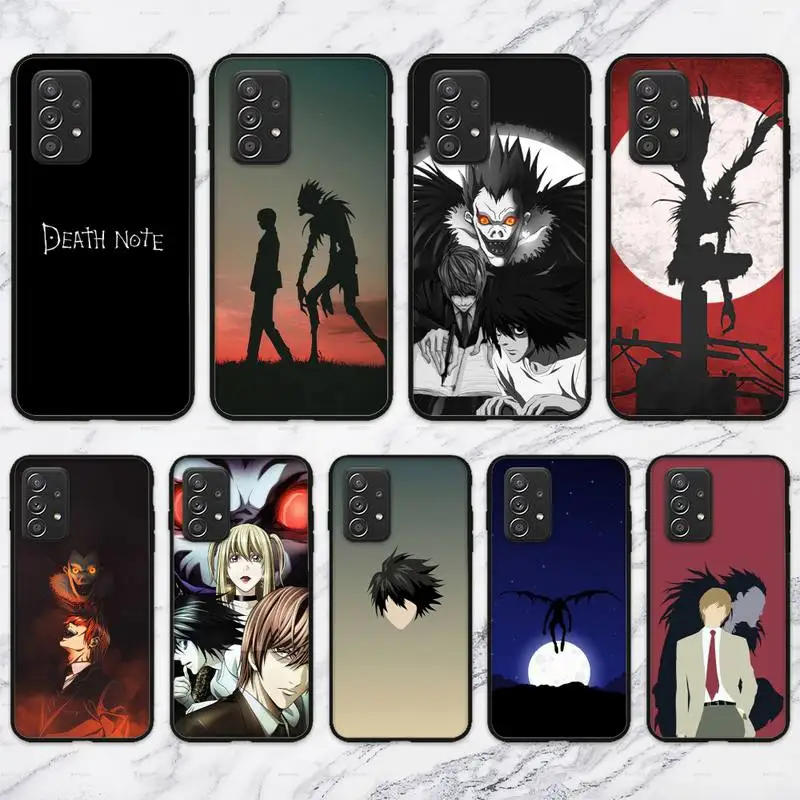 Чехол для телефона с Аниме Манга Death Note Samsung Galaxy S10 S20 S21 Note10 20Plus Ultra Shell | Мобильные