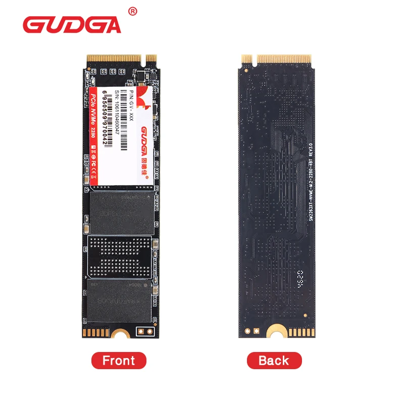 GUDGA M.2 NVMe SSD с Dram 1 ТБ 2 M2 PCIe NVME 2280 твердотельный жесткий диск внутренний высокой