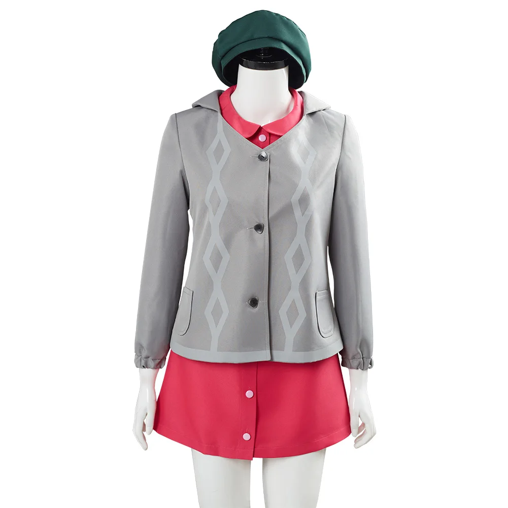 

Pokemon Sword/Shield Marnie Cosplay Costume Halloween Outfit Uniform Suit