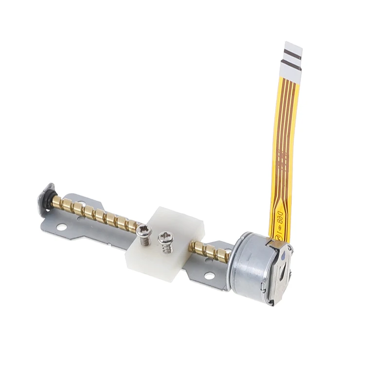 

New 4-6V DC 2 Phase 4 Wire Micro Stepper Motor With Slider Dia15MM Rod 50MM Step Angle 18 Degrees