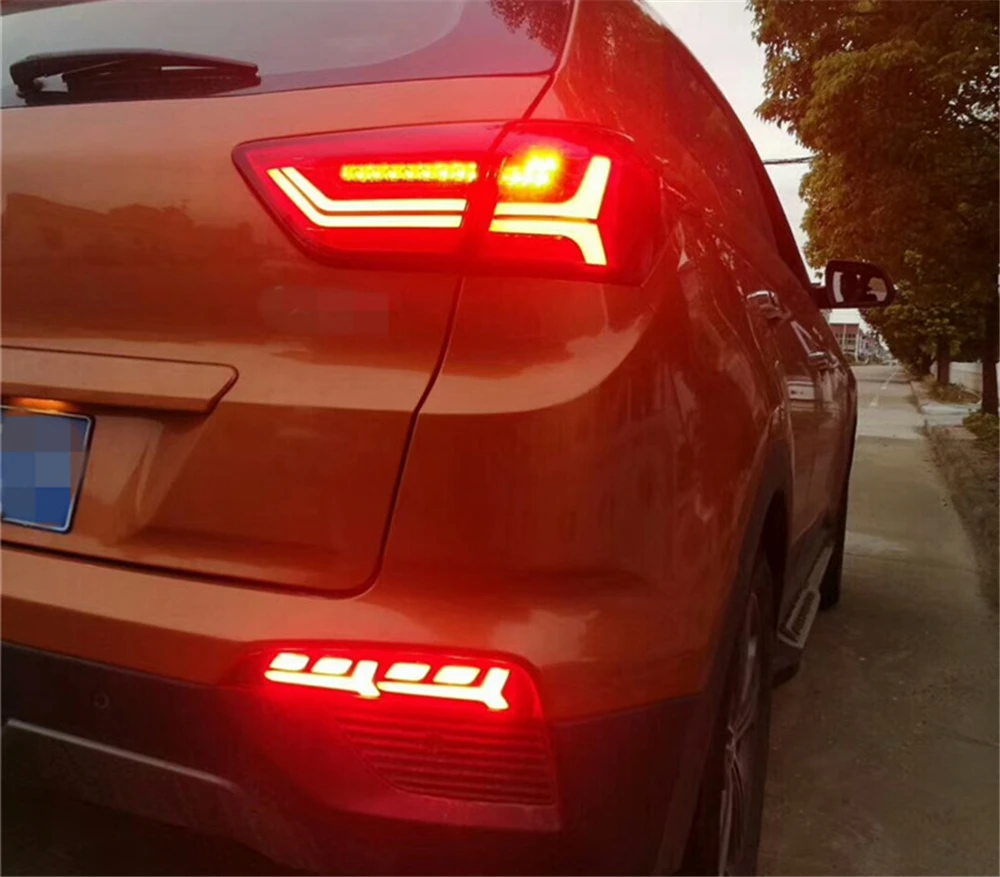 2 шт. Светодиодный отражатель CSGJMY для Hyundai Creta IX25 2014-2017 задние тормозные огни