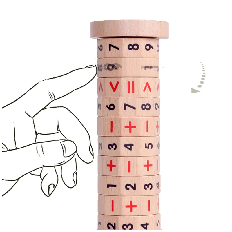 Математические Игрушки материалы Монтессори Обучающие деревянные игрушки для