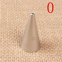 0 extra fine writing drawing cream decorating mouth seamless 304 stainless steel cake baking tool small number