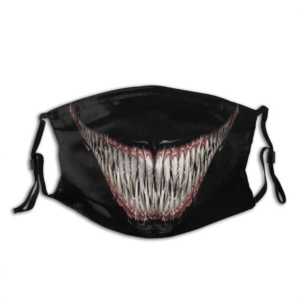 Забавная крутая Тканевая маска Venom'S Smile из яда фильма лицевая улыбка страшные