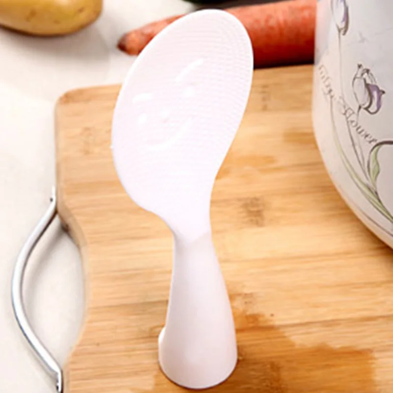 Оптовая продажа рисовая ложка со смайликом экологический специальный кухонный