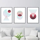 Абстрактный настенный постер с геометрическим рисунком, меняющий цвет, настенные художественные картины на холсте, картины для гостиной, домашний декор