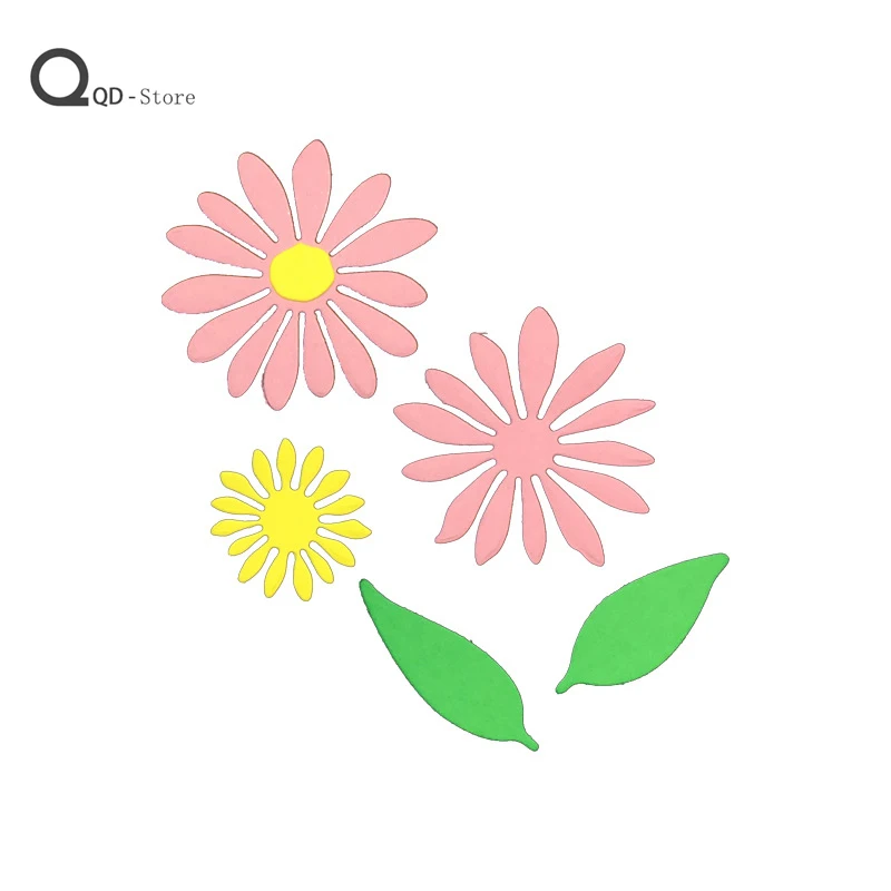 

Scrapbook Cutting Dies Children's Educational Chrysanthemum Metal Cutting Dies New 2021 DIY Card Make Mould Craft Decoration