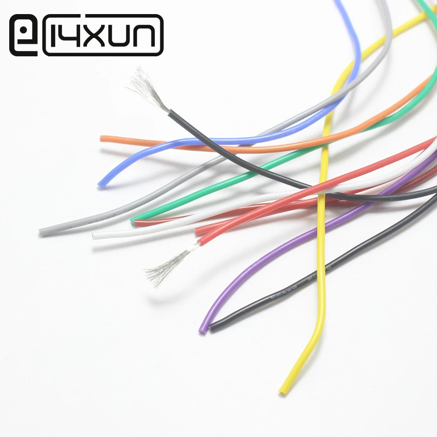 Силиконовый провод 22AWG 50 метров сверхгибкий 0 3 мм2 для высокотемпературного