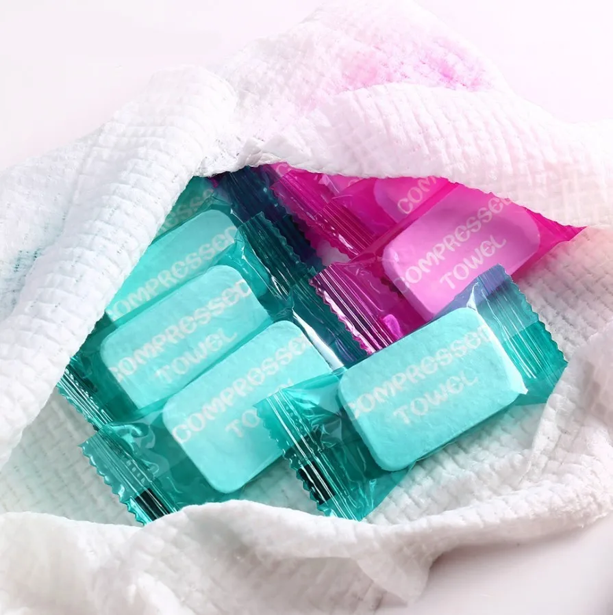 Одноразовое полотенце для путешествий компрессионное монет мочалка деловые